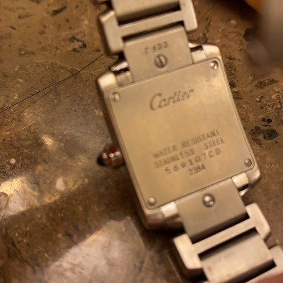 Authentic Cartier Tank Francaise watch - Picture 5 of 8